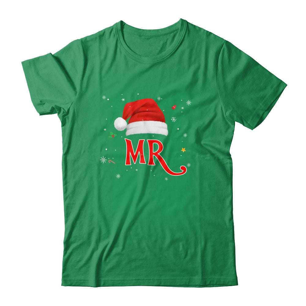 Mr And Mrs Claus Christmas Couples Matching Pajamas Santa Shirt & Sweatshirt | siriusteestore