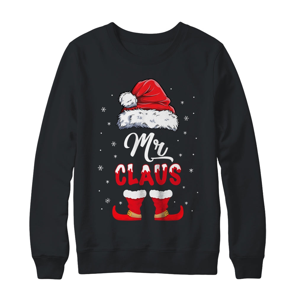 Mr Claus Elf Matching Christmas Pajamas Santa Santa Hat Shirt & Sweatshirt | siriusteestore