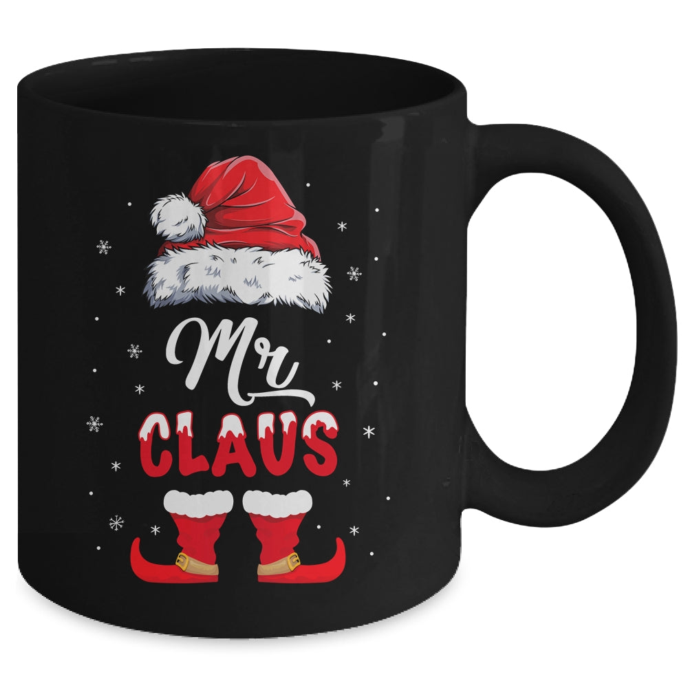 Mr Claus Elf Matching Christmas Pajamas Santa Santa Hat Mug | siriusteestore
