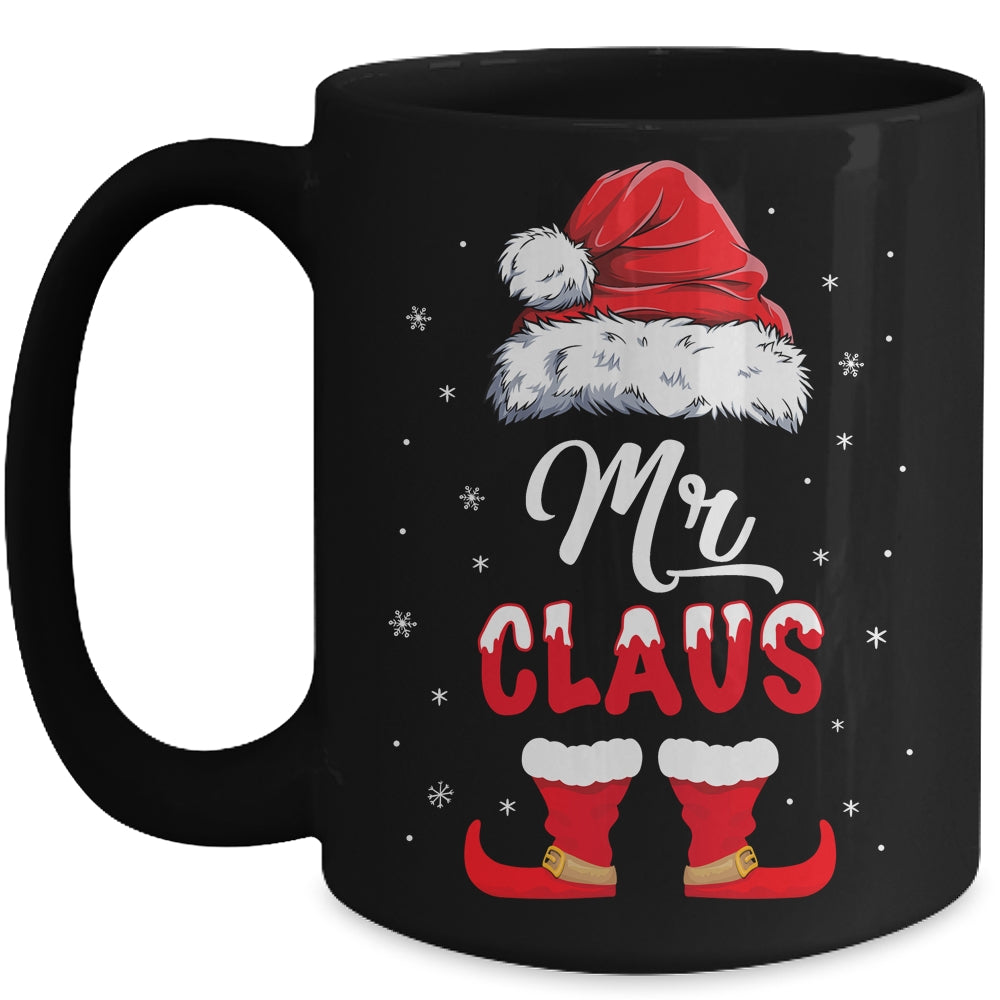 Mr Claus Elf Matching Christmas Pajamas Santa Santa Hat Mug | siriusteestore