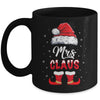 Mrs Claus Elf Matching Christmas Pajamas Santa Santa Hat Mug | siriusteestore