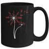 Multiple Myeloma Awareness Dandelion Burgundy Ribbon Mug | siriusteestore