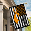 Multiple Sclerosis Awareness America Flag Orange Ribbon | siriusteestore