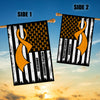 Multiple Sclerosis Awareness America Flag Orange Ribbon | siriusteestore