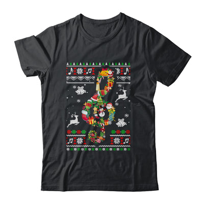 Music Note Christmas Ugly Xmas Musical Teacher Sing Shirt & Sweatshirt | siriusteestore