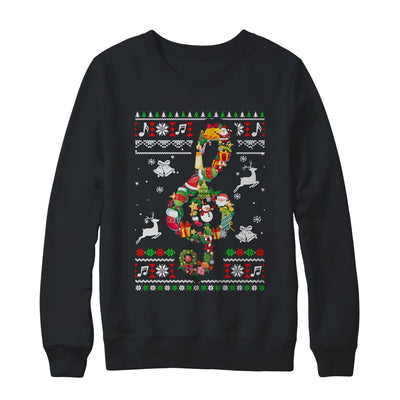 Music Note Christmas Ugly Xmas Musical Teacher Sing Shirt & Sweatshirt | siriusteestore