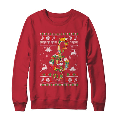 Music Note Christmas Ugly Xmas Musical Teacher Sing Shirt & Sweatshirt | siriusteestore