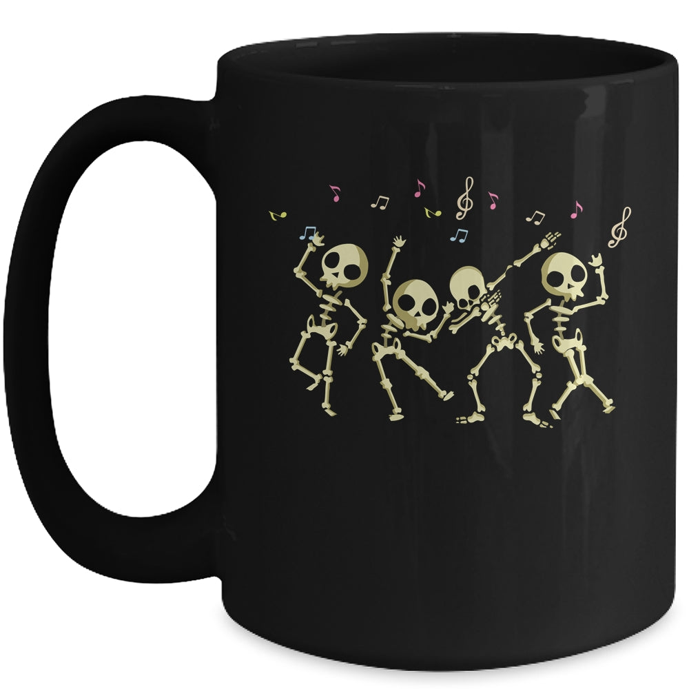 Music Skeleton Dance Dancing Halloween For Men Women Mug | siriusteestore