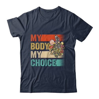 My Body Choice Mind Your Own Uaterus Floral My Uterus Shirt & Tank Top | siriusteestore