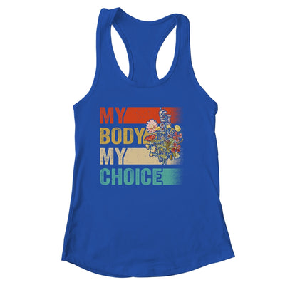 My Body Choice Mind Your Own Uaterus Floral My Uterus Shirt & Tank Top | siriusteestore