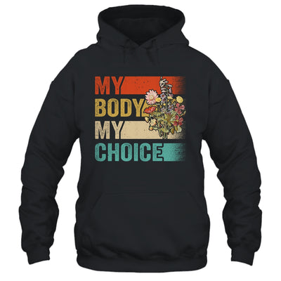My Body Choice Mind Your Own Uaterus Floral My Uterus Shirt & Tank Top | siriusteestore