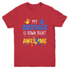 My Brother Down Right Awesome Down Syndrome Awareness Youth Shirt | siriusteestore