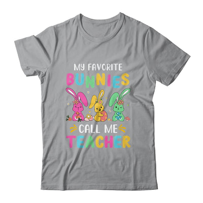 My Favorite Bunnies Call Me Teacher Classroom Bunny Easter Shirt & Hoodie | siriusteestore