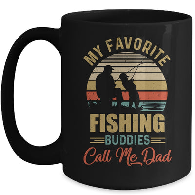 My Favorite Fishing Buddies Call Me Dad Fathers Day Mug | siriusteestore