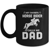 My Favorite Horse Rider Calls Me Dad Funny Father's Day Mug | siriusteestore