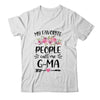 My Favorite People Call Me G-Ma Mother's Day Floral Shirt & Tank Top | siriusteestore