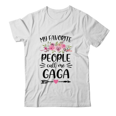 My Favorite People Call Me Gaga Mother's Day Floral Shirt & Tank Top | siriusteestore