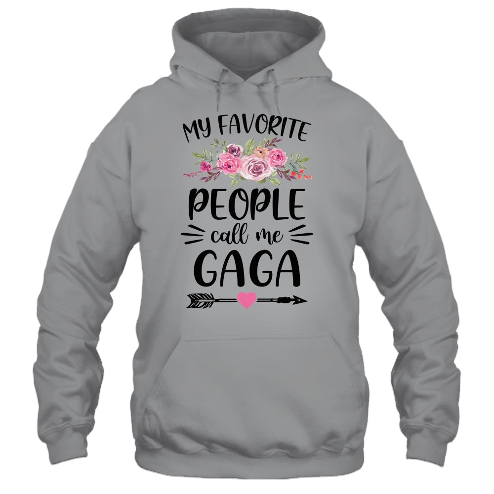 My Favorite People Call Me Gaga Mother's Day Floral Shirt & Tank Top | siriusteestore