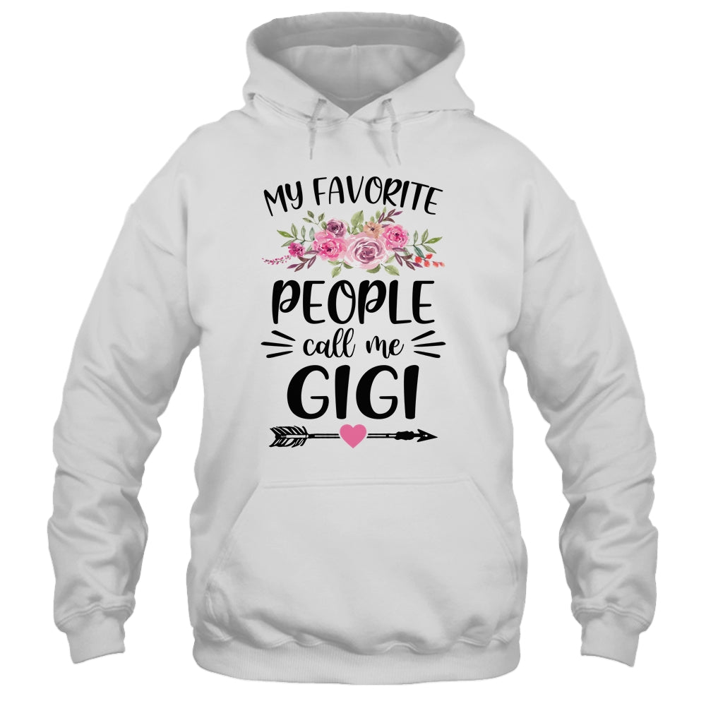 My Favorite People Call Me Gigi Mother's Day Floral Shirt & Tank Top | siriusteestore