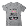 My Favorite People Call Me Grammy Mother's Day Floral Shirt & Tank Top | siriusteestore