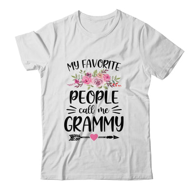 My Favorite People Call Me Grammy Mother's Day Floral Shirt & Tank Top | siriusteestore