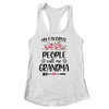 My Favorite People Call Me Grandma Mother's Day Floral Shirt & Tank Top | siriusteestore