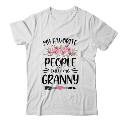 My Favorite People Call Me Granny Mother's Day Floral Shirt & Tank Top | siriusteestore