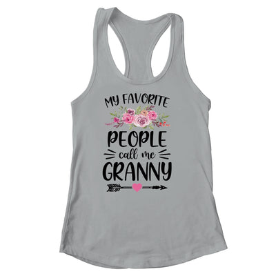 My Favorite People Call Me Granny Mother's Day Floral Shirt & Tank Top | siriusteestore