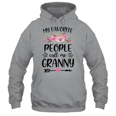 My Favorite People Call Me Granny Mother's Day Floral Shirt & Tank Top | siriusteestore