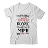 My Favorite People Call Me Mimi Mother's Day Floral Shirt & Tank Top | siriusteestore