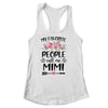My Favorite People Call Me Mimi Mother's Day Floral Shirt & Tank Top | siriusteestore