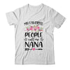 My Favorite People Call Me Nana Mother's Day Floral Shirt & Tank Top | siriusteestore