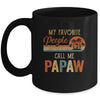 My Favorite People Call Me Papaw Funny Fathers Day Mug | siriusteestore