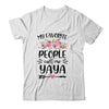 My Favorite People Call Me Yaya Mother's Day Floral Shirt & Tank Top | siriusteestore