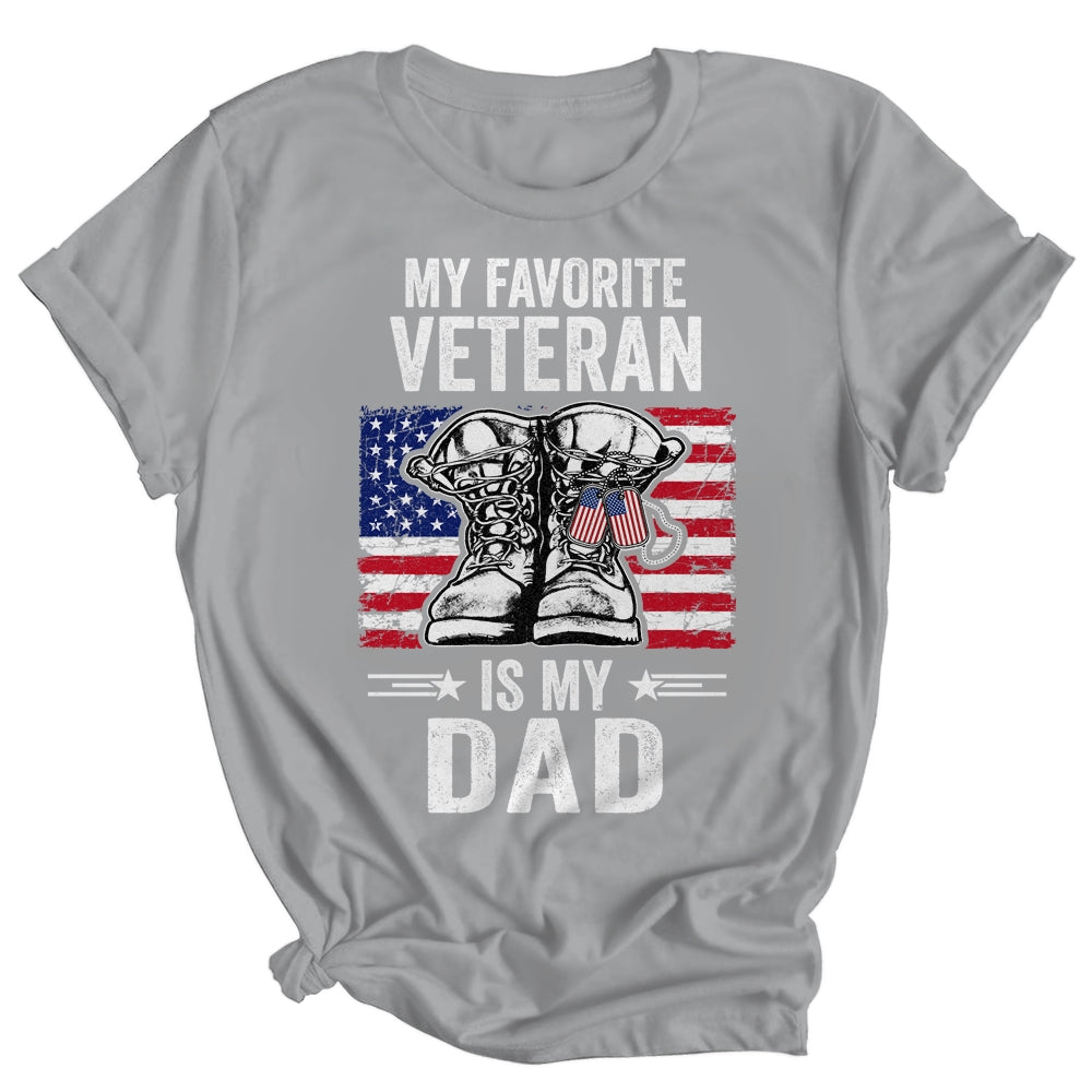 My Favorite Veteran Is My Dad Father Veterans Day Shirt & Hoodie | siriusteestore