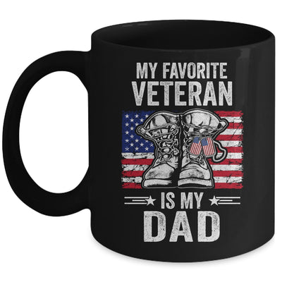 My Favorite Veteran Is My Dad Father Veterans Day Mug | siriusteestore