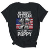 My Favorite Veteran Is My Poppy Father Veterans Day Shirt & Hoodie | siriusteestore