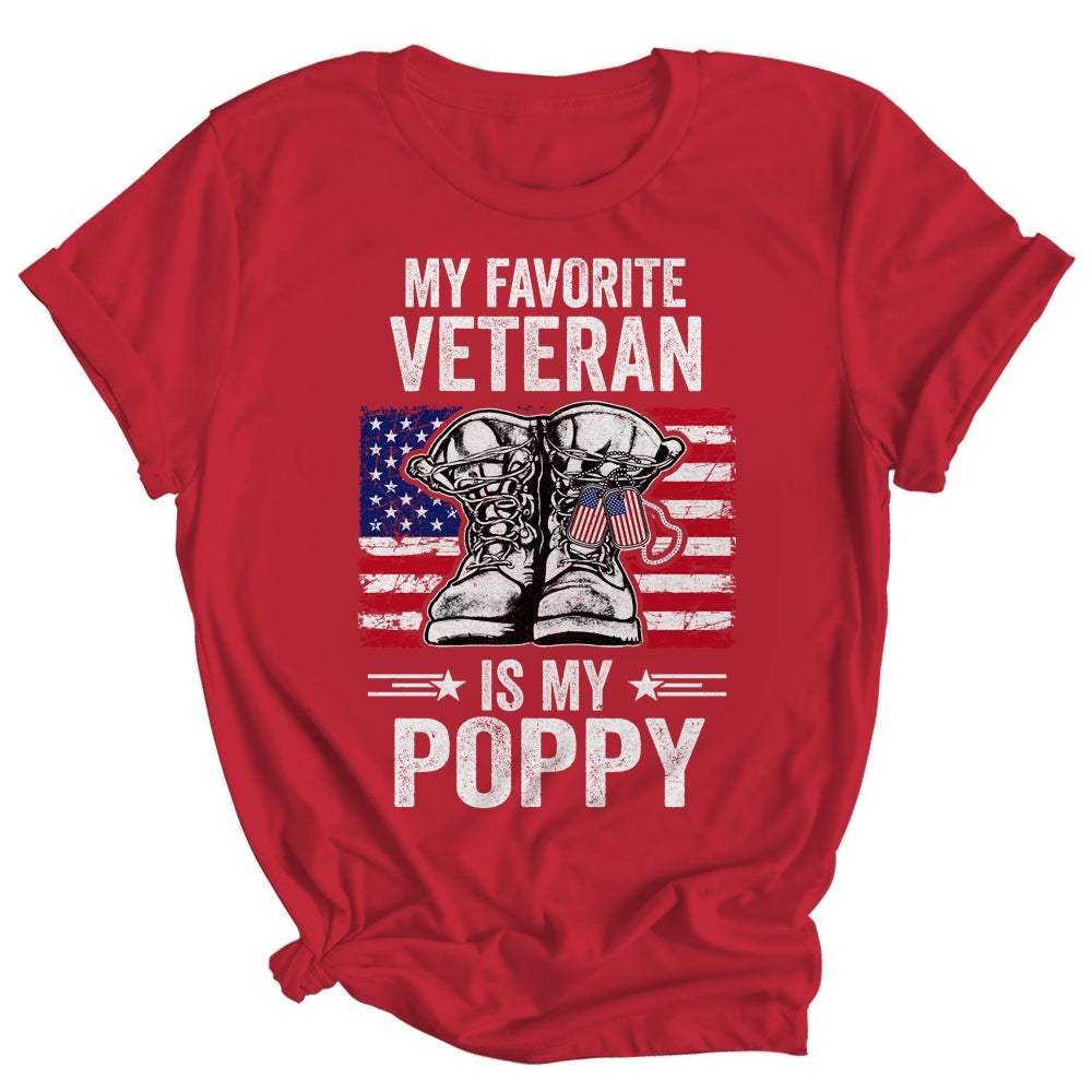 My Favorite Veteran Is My Poppy Father Veterans Day Shirt & Hoodie | siriusteestore