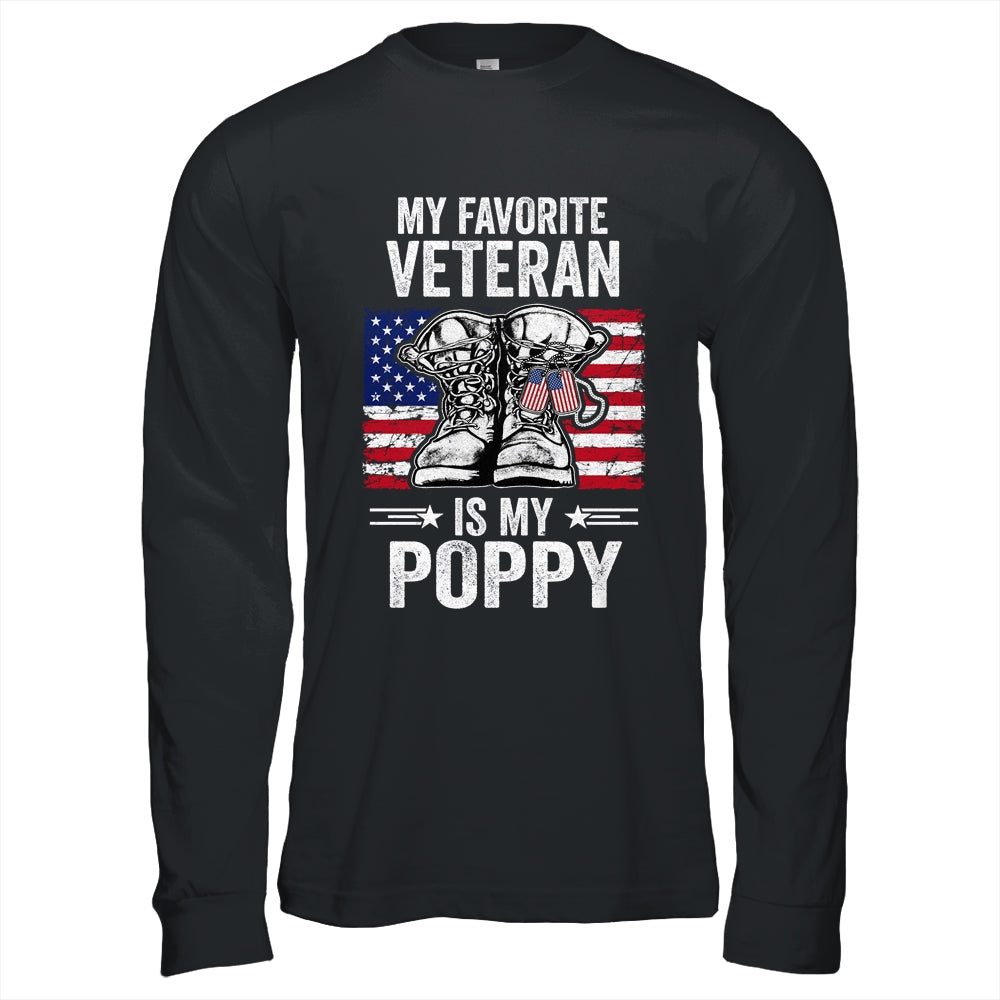 My Favorite Veteran Is My Poppy Father Veterans Day Shirt & Hoodie | siriusteestore