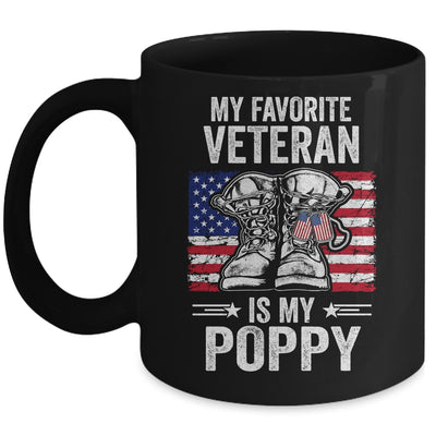 My Favorite Veteran Is My Poppy Father Veterans Day Mug | siriusteestore