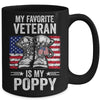 My Favorite Veteran Is My Poppy Father Veterans Day Mug | siriusteestore