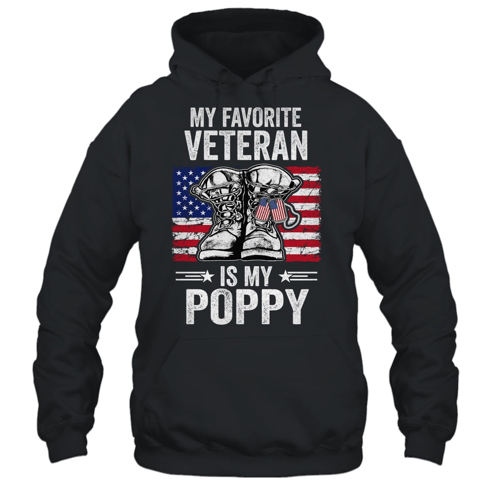 My Favorite Veteran Is My Poppy Father Veterans Day Shirt & Hoodie | siriusteestore
