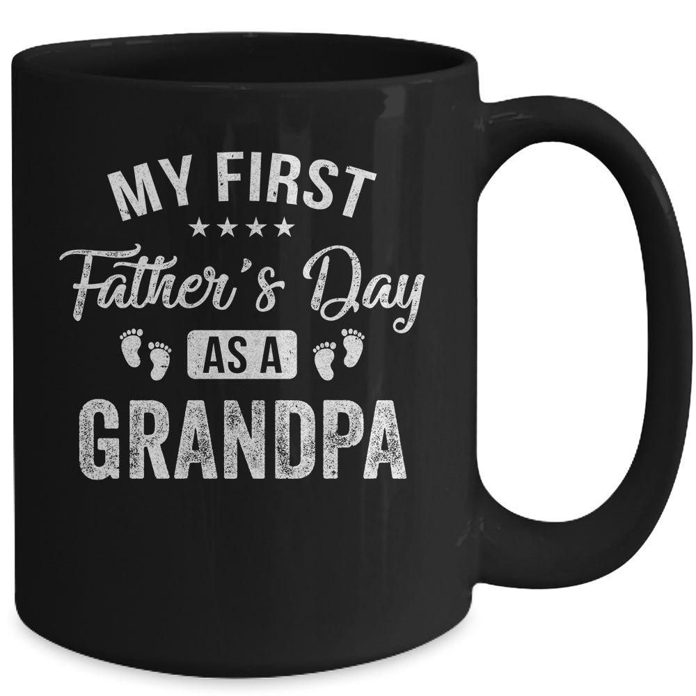 My First Father's Day As A Grandpa Fathers Day Mug | siriusteestore