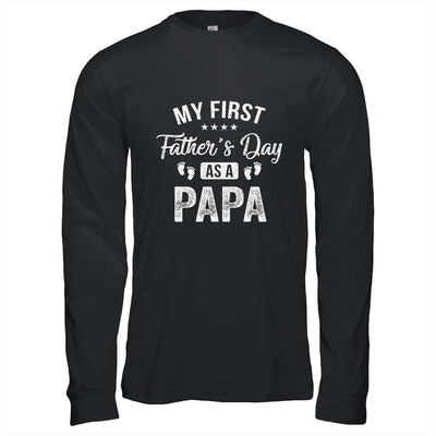 My First Father's Day As A Papa Fathers Day Shirt & Hoodie | siriusteestore