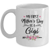 My First Mother's Day As A Gigi Mothers Day Mug | siriusteestore