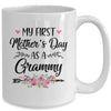 My First Mother's Day As A Grammy Mothers Day Mug | siriusteestore