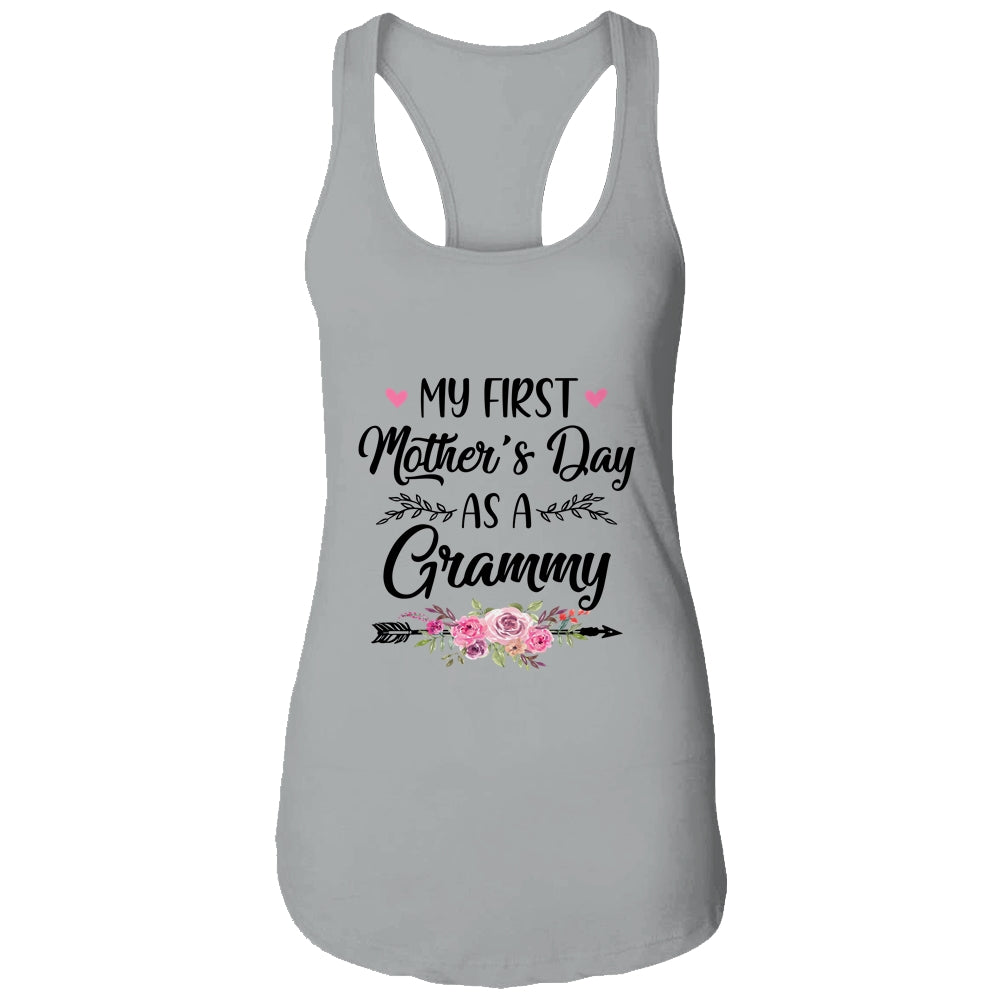 My First Mother's Day As A Grammy Mothers Day Shirt & Tank Top | siriusteestore