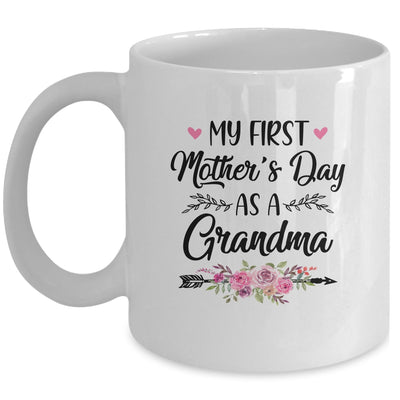 My First Mother's Day As A Grandma Mothers Day Mug | siriusteestore