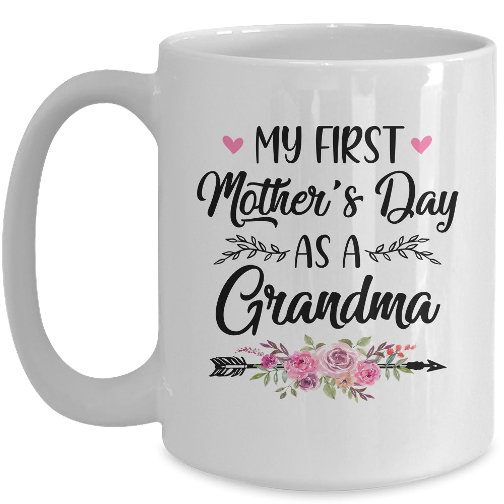 My First Mother's Day As A Grandma Mothers Day Mug | siriusteestore