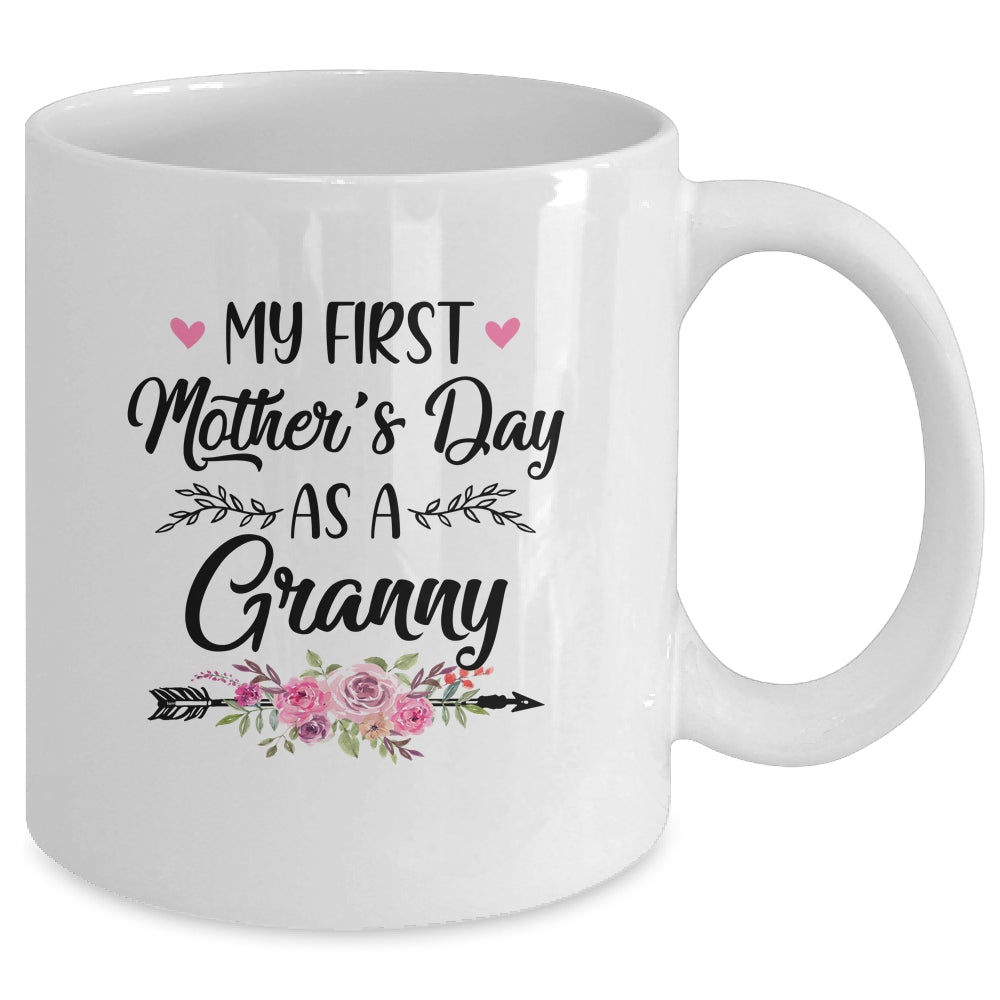 My First Mother's Day As A Granny Mothers Day Mug | siriusteestore
